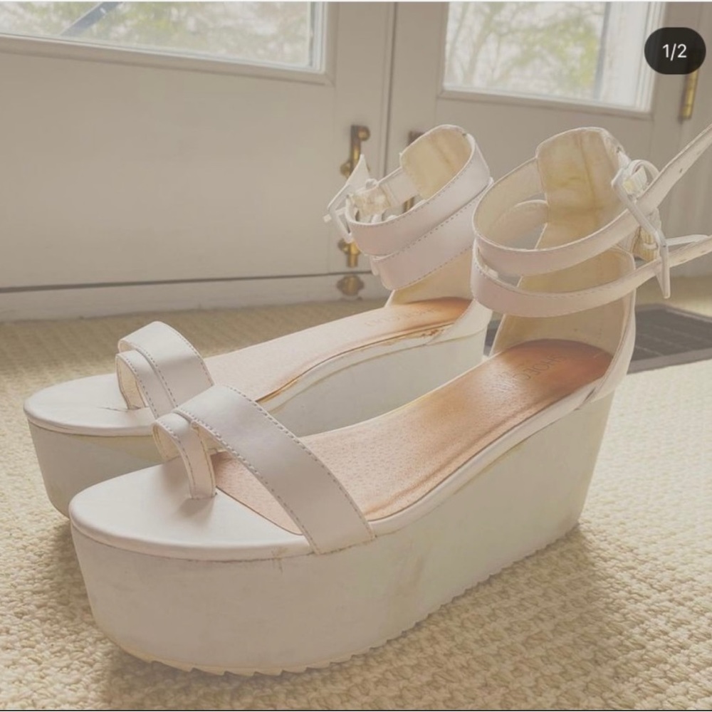 Nasty Gal platform shoes.